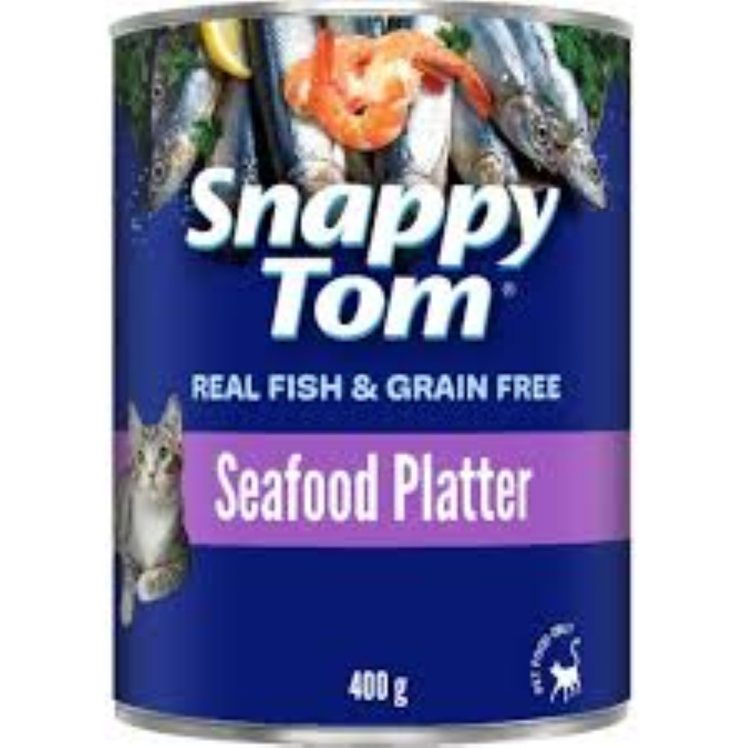 SNAPPY TOM SEAFOOD PLATTER CAN 400G